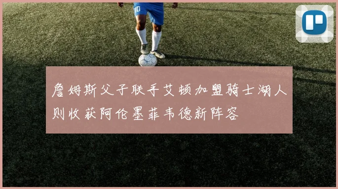 詹姆斯父子联手艾顿加盟骑士湖人则收获阿伦墨菲韦德新阵容